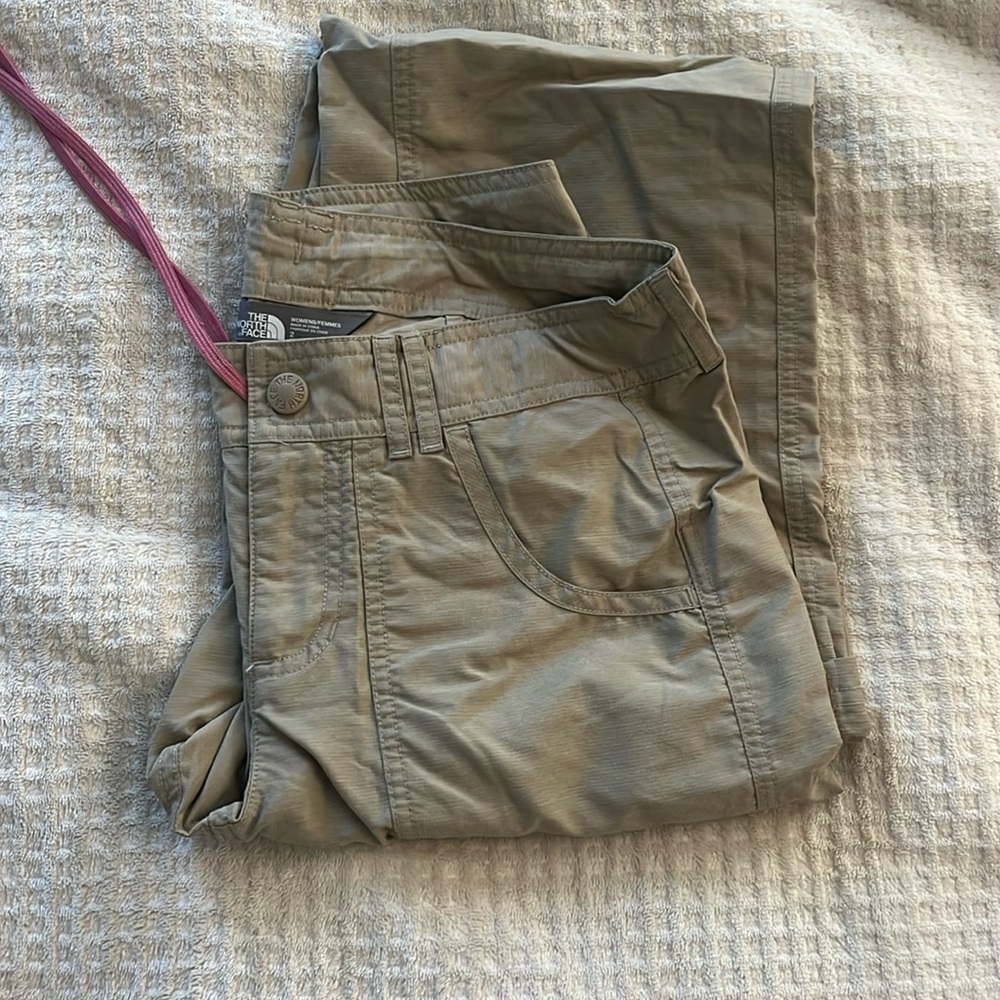 North Face women’s convertible khaki